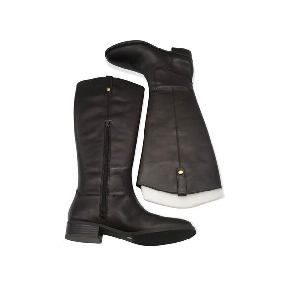 Inc International Concepts Womens Fawne Boots Brown Leather Knee High Zip 9.5M - Picture 6 of 12